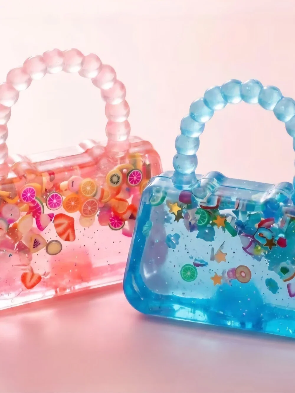 Fruit Slices Squishy Handbag Toy